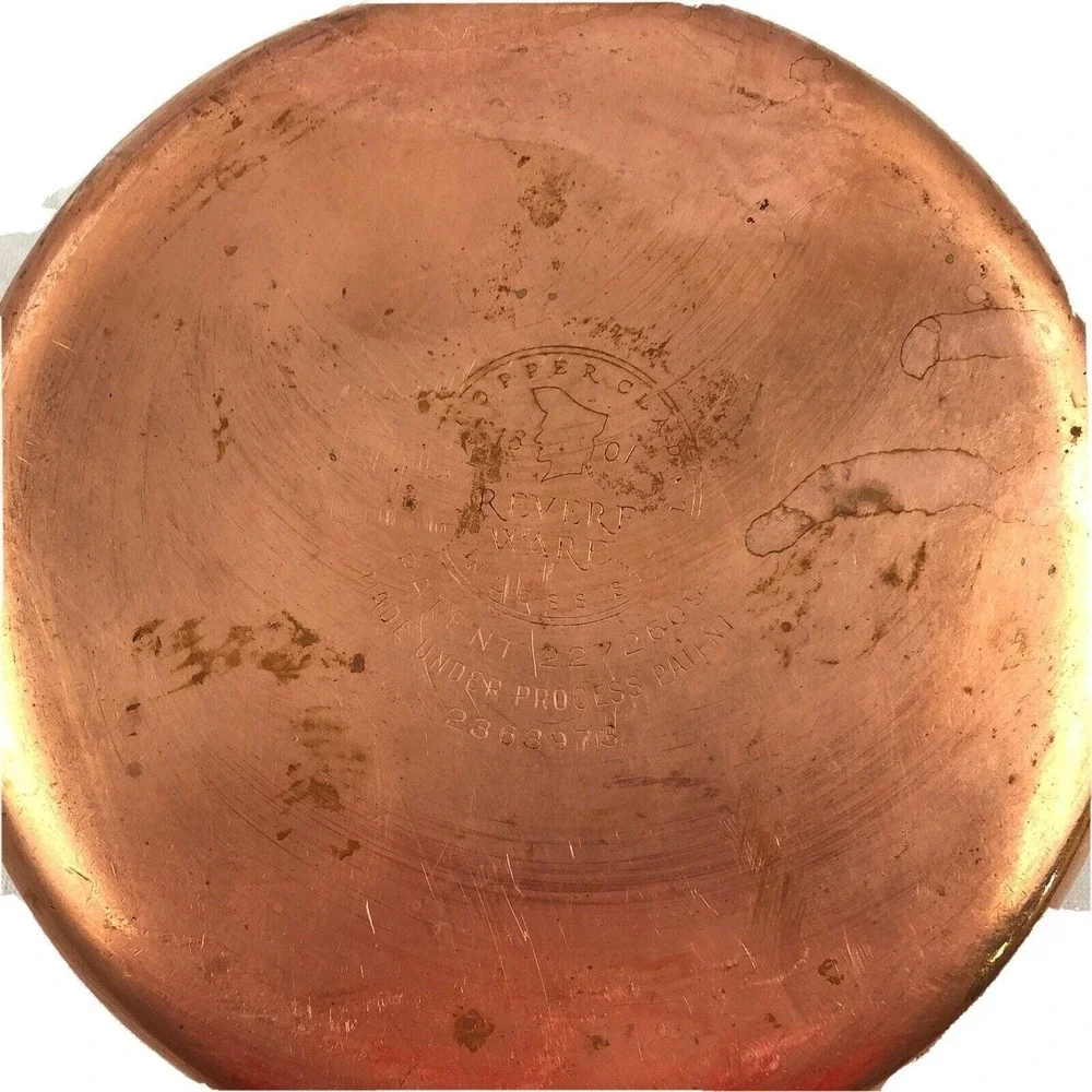 Revere Ware Copper Clad 1.5 Quart Sauce Pan Pre 1968 Process With Lid‎ 2363973